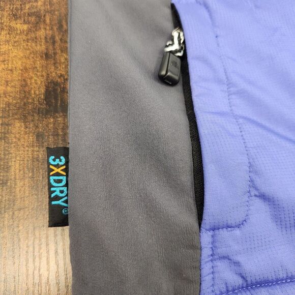 The North Face Summit Series Schoeller Small Mock Soft Shell Jacket 3XDRY Purple - Picture 4 of 9